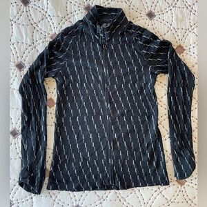 #139- IBEX -100% Merino Wool Full Zip Sweater Shell size small
